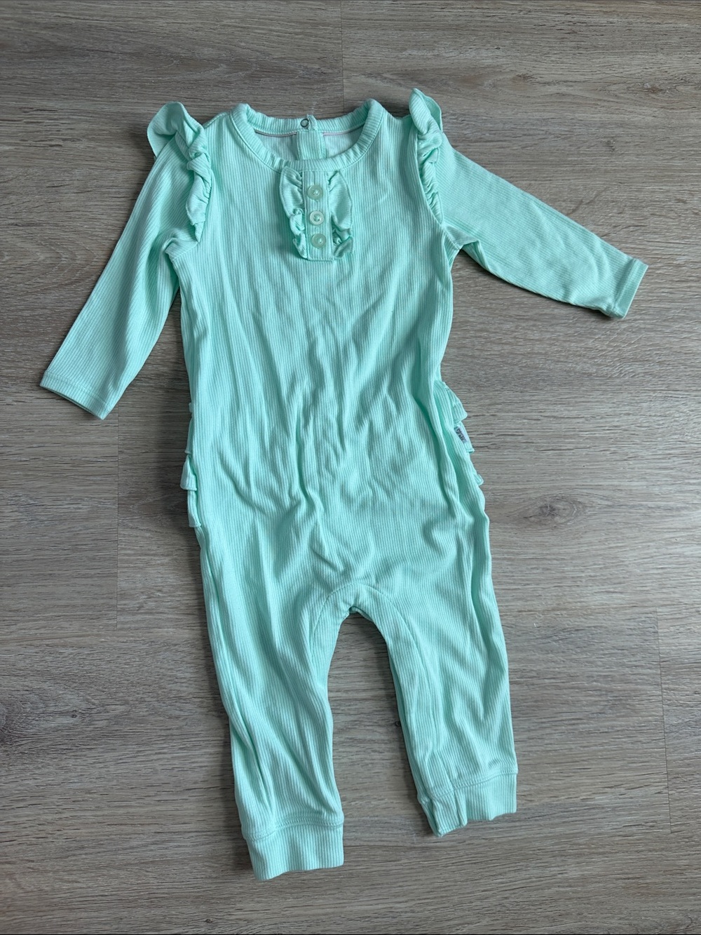 Ruffle Butts Lime one piece
